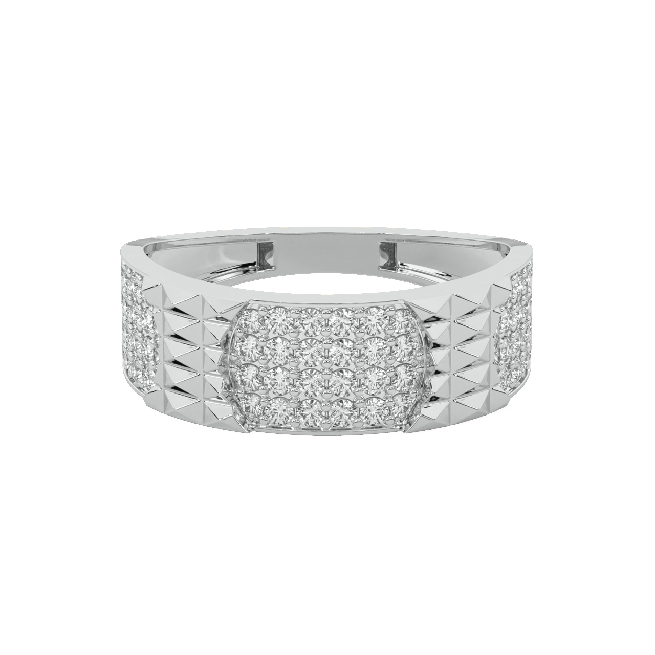 Lali Round Diamond Ring For Him